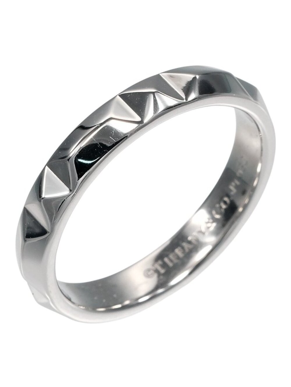 Tiffany & Co True Band Platinum Ring